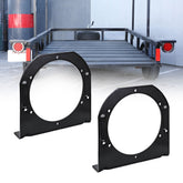 ONLINE LED STORE True Mods 4in round tail light bracket shown in L-shaped configuration for secure mounting