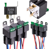 ONLINE LED STORE True MODS 6-pack relay kit front view for quick automotive wiring.