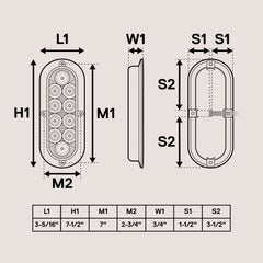 TRUE MODS white reverse light provides bright backup illumination for easy vehicle positioning