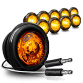 ONLINE LED STORE TRUE MODS amber marker light front view for improved trailer visibility