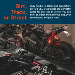 ONLINE LED STORE True Mods flexible application for dirt bike and ATV.