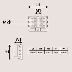 DC input range 10–32V on Online LED Store True Mods fuse box suitable for 12V systems