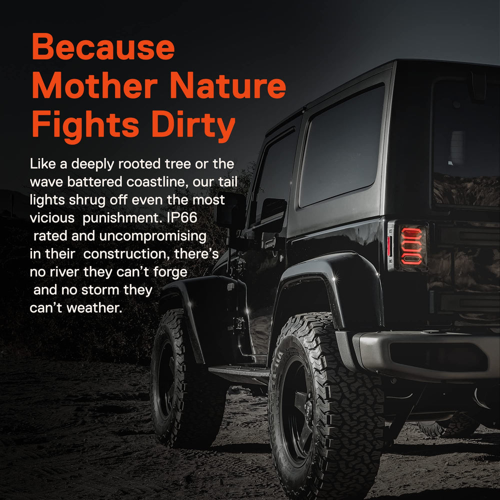 ONLINE LED STORE True Mods IP66 rated tail light resists rain and dust.