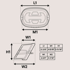 ONLINE LED STORE True Mods LED tail light compatible with many Harley models.