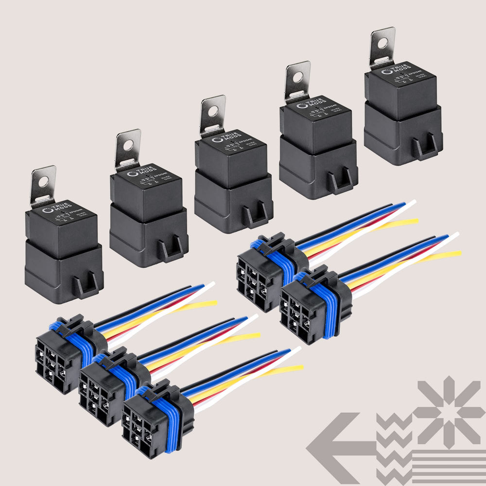 ONLINE LED STORE True MODS relay kit with harness socket for quick installation.