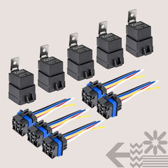 ONLINE LED STORE True MODS relay kit with harness socket for quick installation.