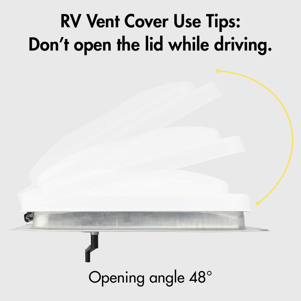 ONLTCO vent lid underside view with metal brackets.