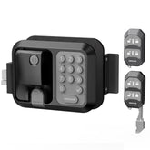 ONNAIS RV door lock front exterior view showing robust all-metal construction for security.