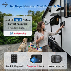 ONNAIS installation kit included simplifies setup for RV doors.