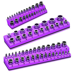 Onsski magnetic socket organizer base keeps sockets secure and within reach.