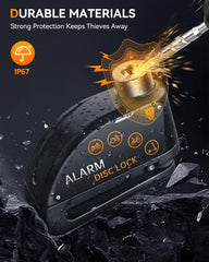 IP67 waterproof Onvian lock endures rain and spray
