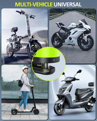 Onvian universal fit image shows compatibility with 7mm disc brakes for broader use.
