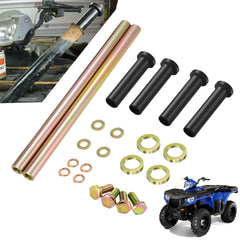 ONYUOKU front lower arm bushing kit contents for Polaris, ready for quick replacement and smoother ride.