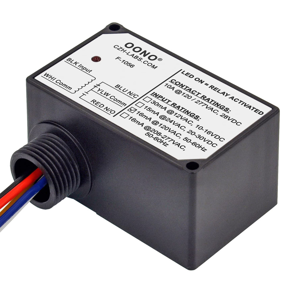 OONO pre-wired relay module designed for fast wiring and setup.