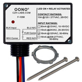OONO SPDT 10A relay module with compact design for easy installation.