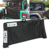 Opall soft top window storage bag with open view for Wrangler JL/JLU, easy access to windows