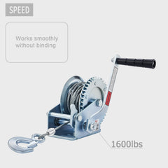 OPENROAD comfortable-handle winch close-up highlighting user-friendly grip.
