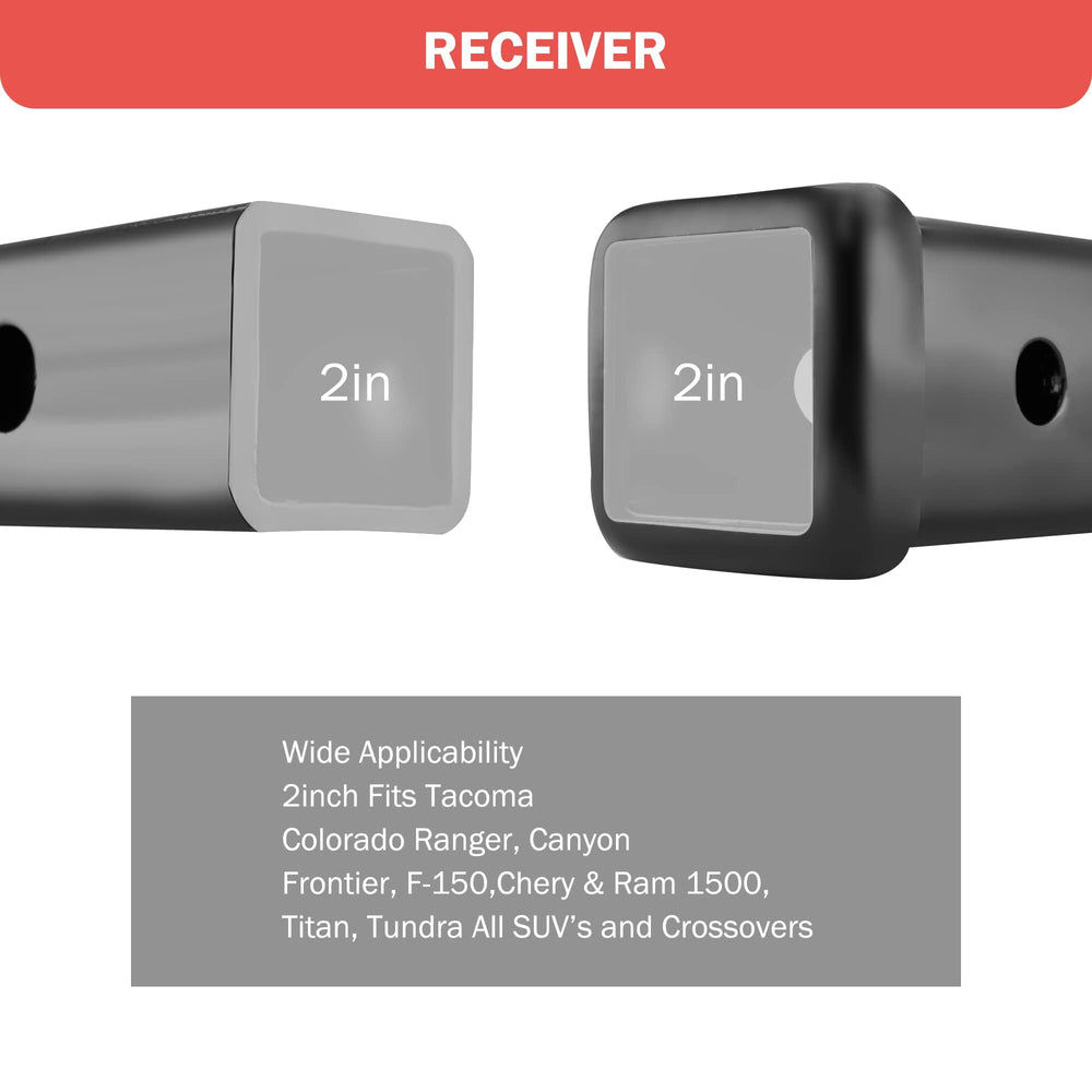 OPENROAD corrosion-resistant finish protecting the hitch from the elements.