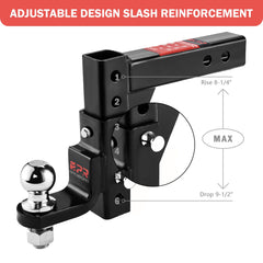 OPENROAD heavy-duty truck hitch mounted for a challenging tow.