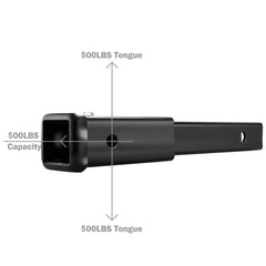 OPENROAD 2-inch receiver compatibility with a wide range of vehicles and trailers.