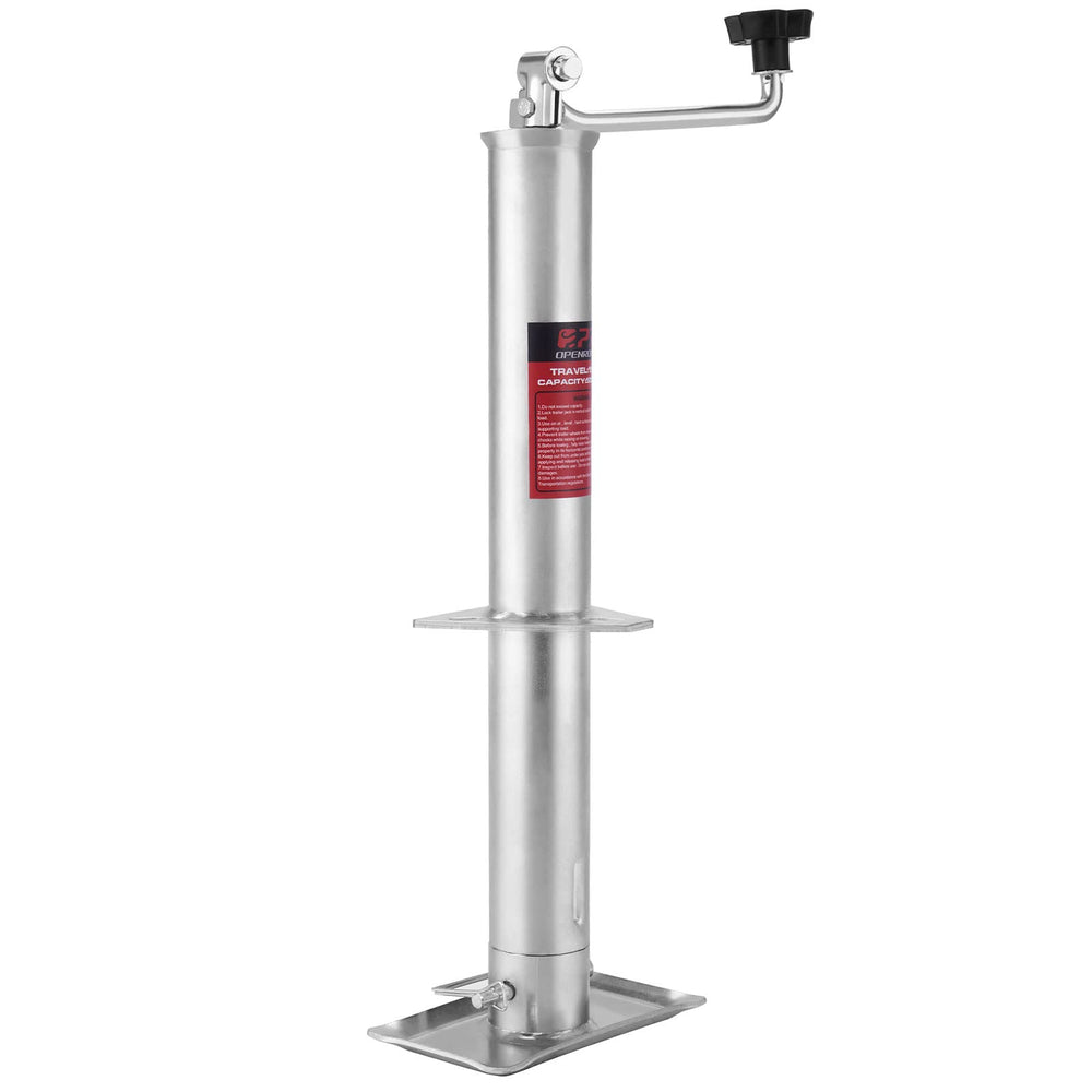 OPENROAD silver finish adds a sleek, durable look to trailer gear