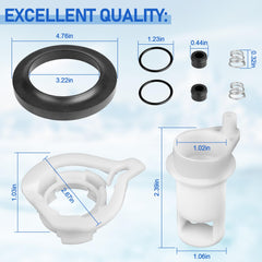 Ophjerg water inlet seal creates a tight seal to prevent drips.