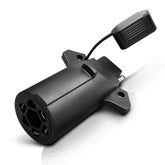 OPT7 7-pin to 4-pin adapter with secure tab for reliable trailer lighting.