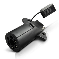 OPT7 7-pin to 4-pin adapter with secure tab for reliable trailer lighting.
