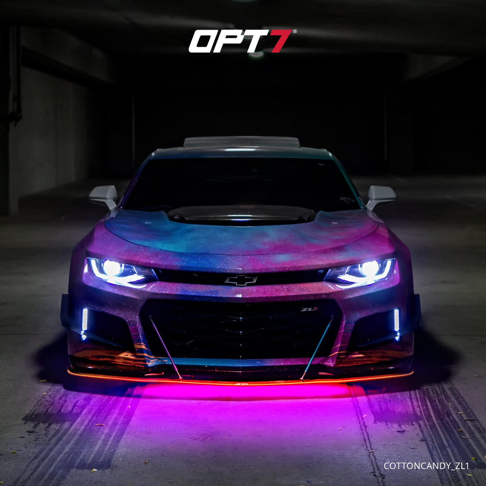 OPT7 Aura color modes showcase vibrant effects for gatherings and shows