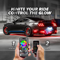 OPT7 Aura Pro handheld remote offers quick lighting changes from any seat.