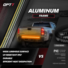 OPT7 Redline 48 white reverse light aids precise maneuvering in tight spaces.