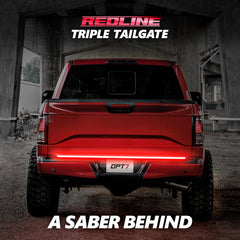 OPT7 Redline 60-Inch tailgate light bar enhances night visibility on highways