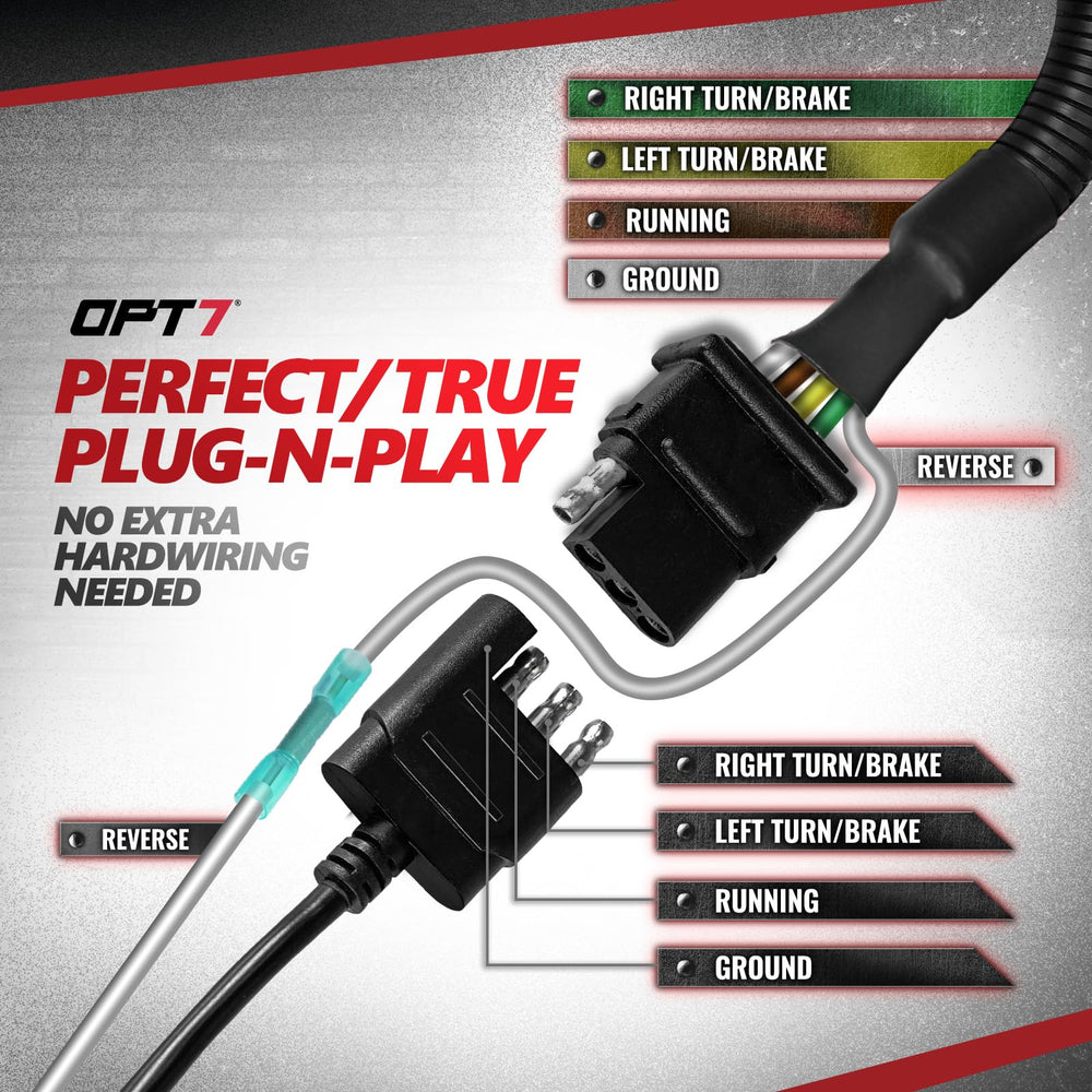 OPT7 Weather-ready 16-gauge copper wiring withstands harsh conditions for reliable connections.