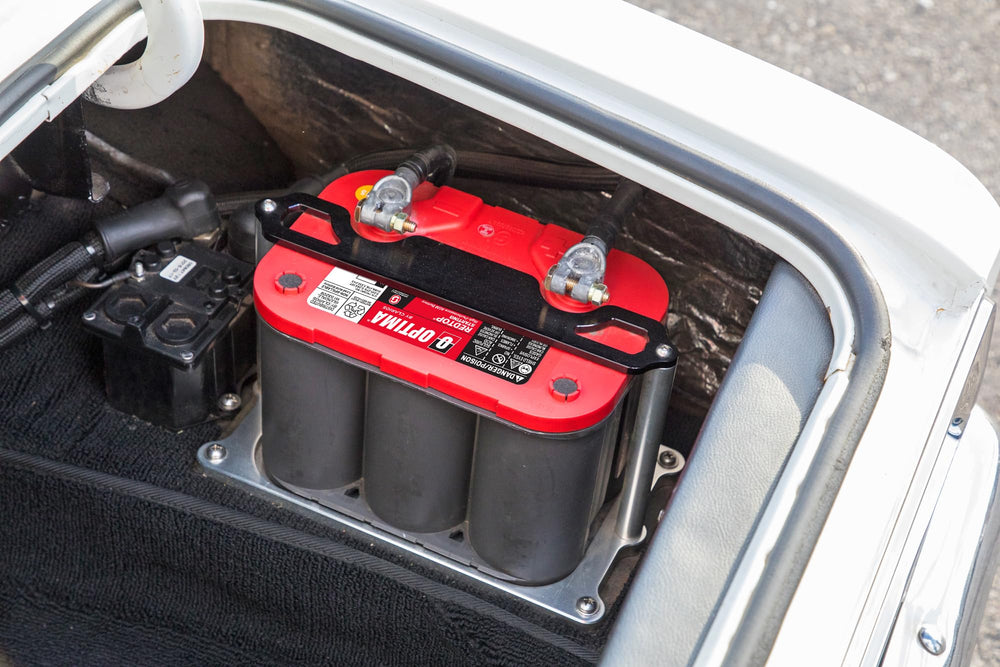 OPTIMA 6V RedTop closed cap emphasizes maintenance-free design
