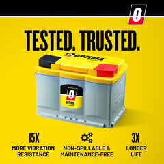 OPTIMA YELLOWTOP 800 CCA spec highlights strong cold-start capability.