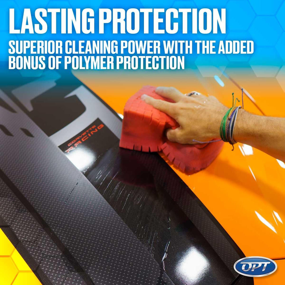 Optimum No Rinse eco-usage promoting water savings and versatile detailing.