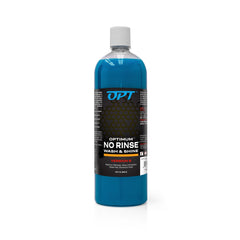 Optimum No Rinse Version 6 bottle pour for easy dilution and quick washes.