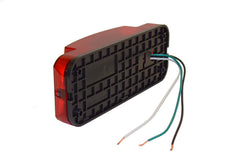 Optronics One tail light with durable black base housing for rugged RV use.
