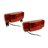 Optronics One LED tail light left side with black base for surface mounting.