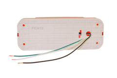 Optronics tail light white base close-up showing durable housing.