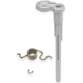 Opuiue Ermanent aluminum hinge for fuel door boosts durability on Silverado and Sierra
