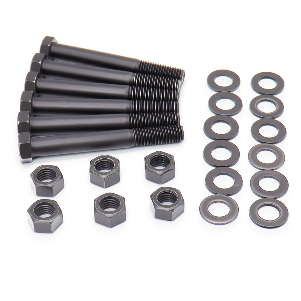 Opuiue leaf spring bolts for secure suspension connections and easy installation.