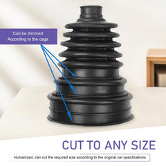 Opuweiy leakproof drive shaft cover designed to block debris during operation