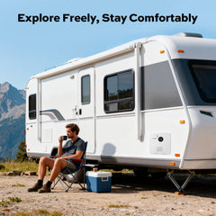 Orbek RV door flush-mounted installation reduces potential leaks