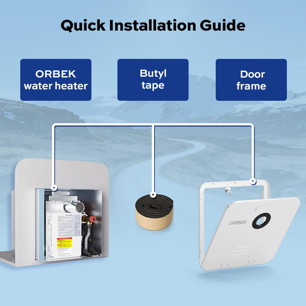 Orbek RV door keeps rain and insects out, protecting internal components