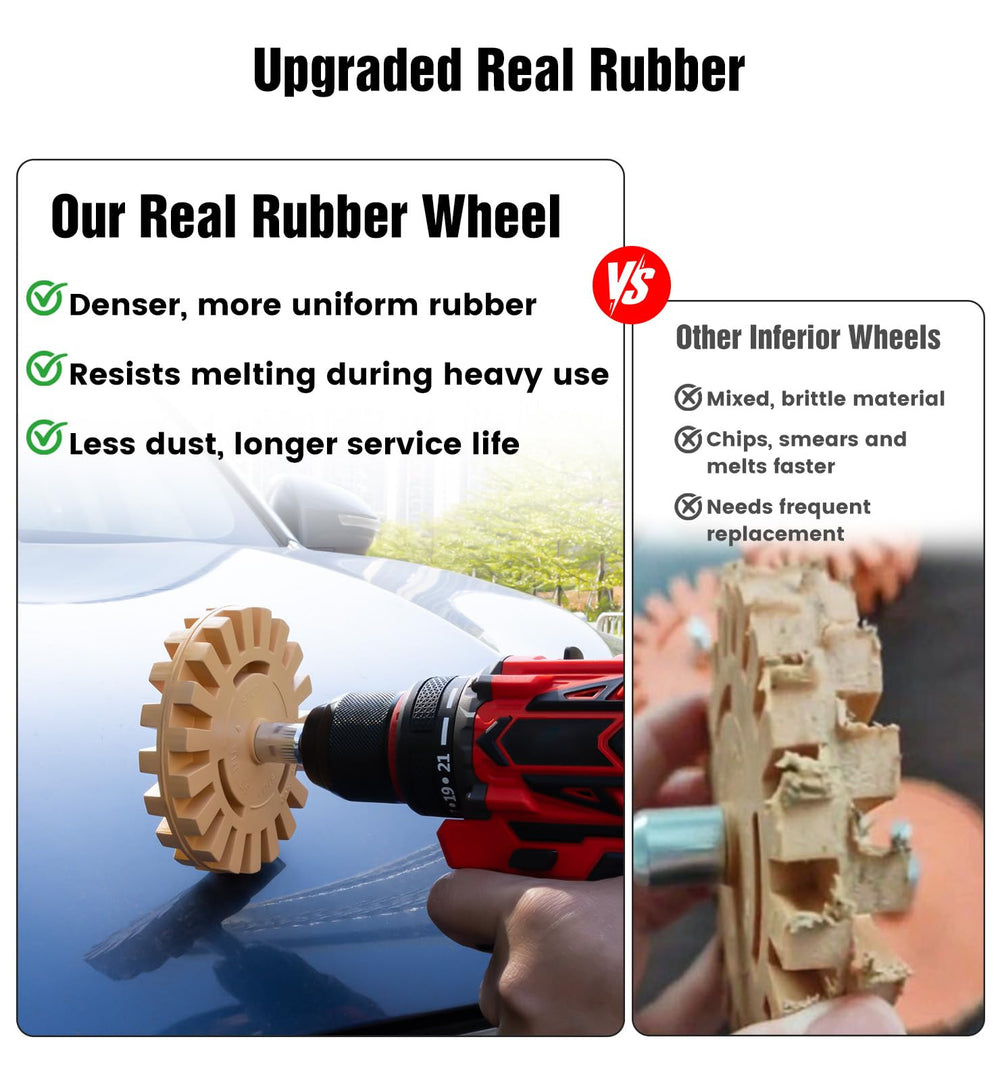 OrbitShell metal blades ideal for glass and tiles where wheels struggle.