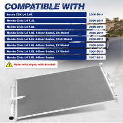 Orceed condenser side profile demonstrates compact install in tight engine bay