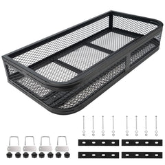 ORCISH ATV front cargo basket overview showing rugged storage on trails