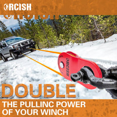 ORCISH snatch block showing direction change during a recovery.