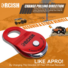 ORCISH snatch block packaging and quick setup guide.